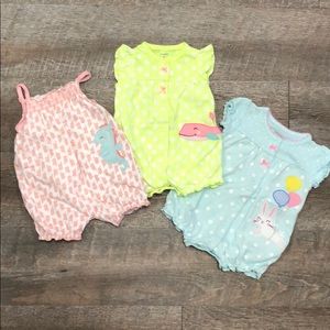 Lot of bubble rompers